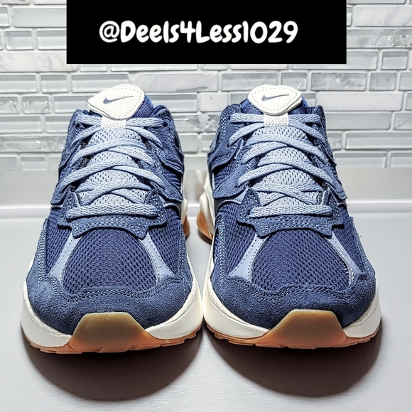 Nike AL8 Denim Running Womens Midnight Navy Ashen Slate Gum Brown - Picture 2 of 6